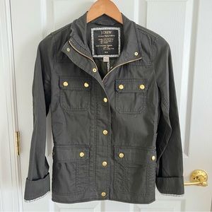 Dark Green/Grey Jean Jacket